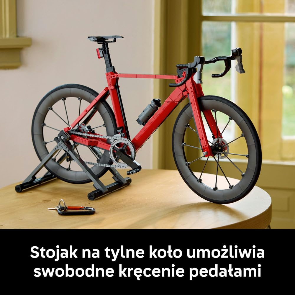 LEGO Icons Rower szosowy 11380 | Model roweru, zestaw konstrukcyjny dla dorosłych, prezent dla fana kolarstwa, upominek dla rowerzysty, 1015 elementów