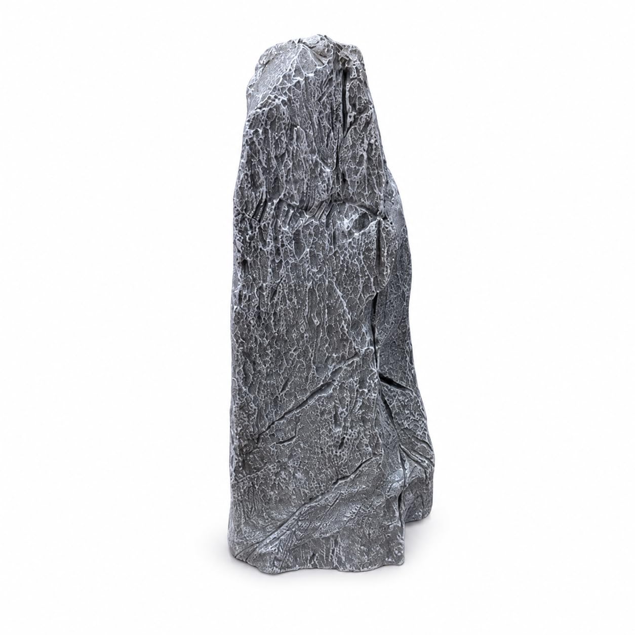 Piedra decorativa de jardín gris para ocultar arquetas, roca ligera de fibra de vidrio exterior