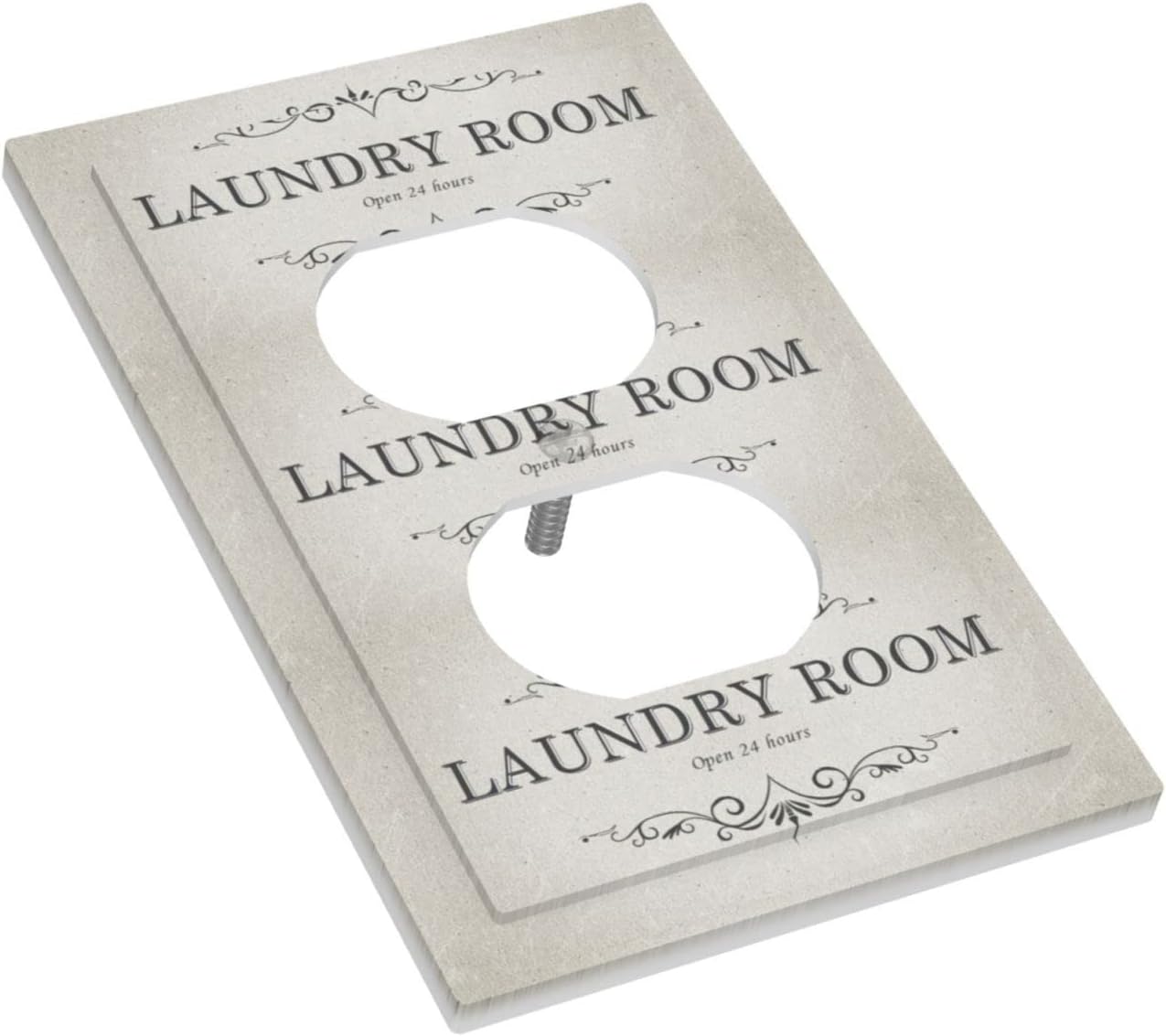 My Laundry-Rooms Modern Single Switch Wall Plate Medium Switch Cover Stylish And Beautiful Switch Trim Cover