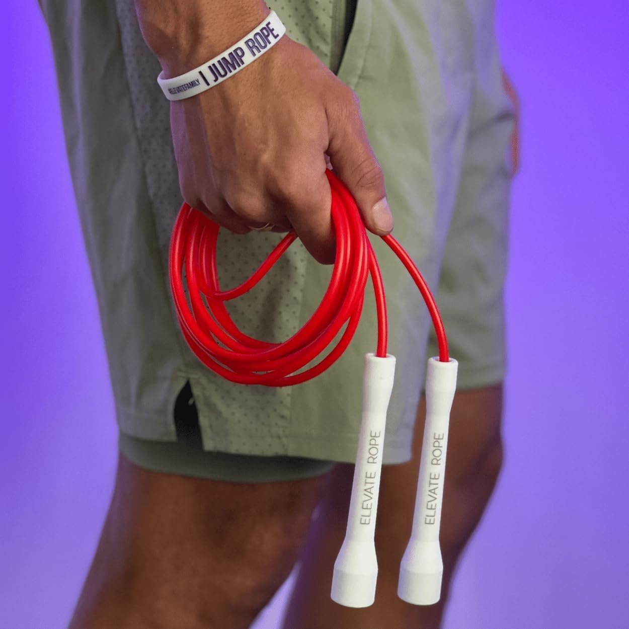 Elevate Rope Professional Beaded Jump Rope - 3m Adjustable, Quality Beads & Poly Cord - For Freestyle, Cardio & Tricks - All Levels & Indoor/Outdoor Use