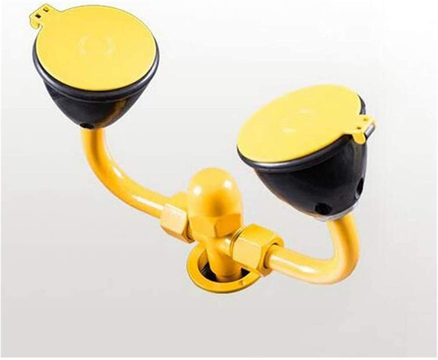 Lavaojos de emergencia de seguridad de acero inoxidable 304 ABS Recubrimiento Combinación de ducha con cabezal de ducha estación y cuenco cómodo y rápido 1117