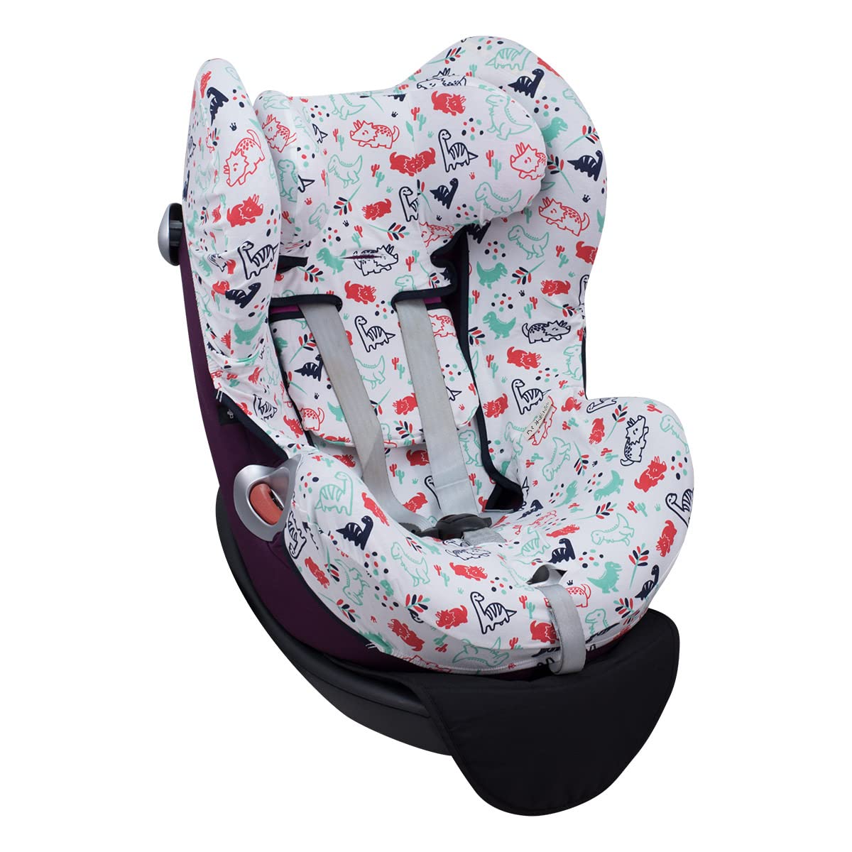 JYOKO KIDS Funda Compatible con Cybex Sirona (SIRONA- Q I-SIZE, DINO PARTY)