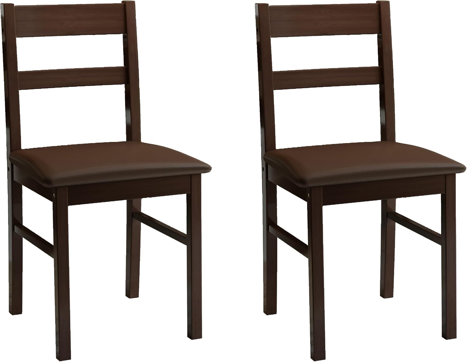 Amazon.com - Orweiin Solid Wood Kitchen Chairs, Upholstered Chairs for ...