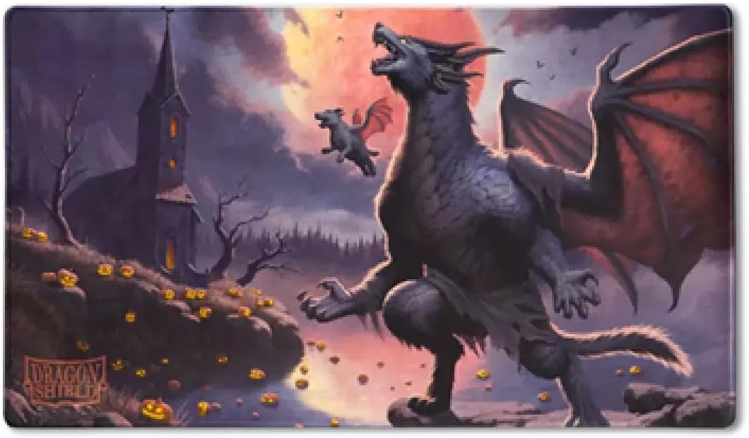 Dragon Shield Playmat – Limited Edition: Halloween 2023 – Smooth & Tough – Compatible with Magic The Gathering Commander Deck, Pokemon Cards, Yugioh Cards – Play MTG, Yugioh, Pokemon