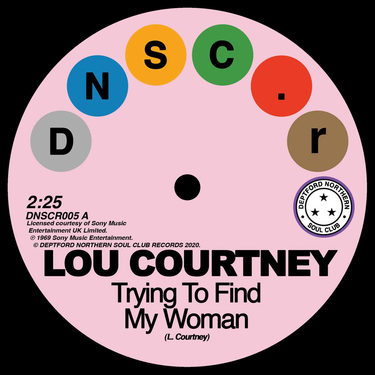 LOU COURTNEY Trying To Find My Woman - New Northern Soul 45 (Deptford NS Club)