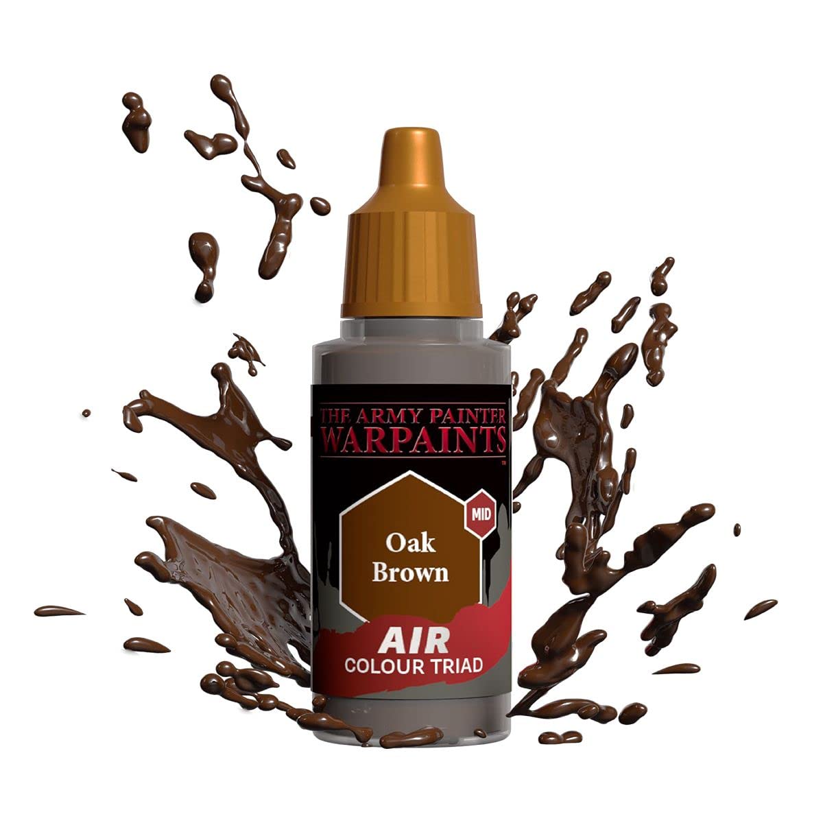 The Army Painter Warpaint – Mid Brown, Vernice Acrilica 18 Ml, Per Miniature E Giochi Da Tavolo
