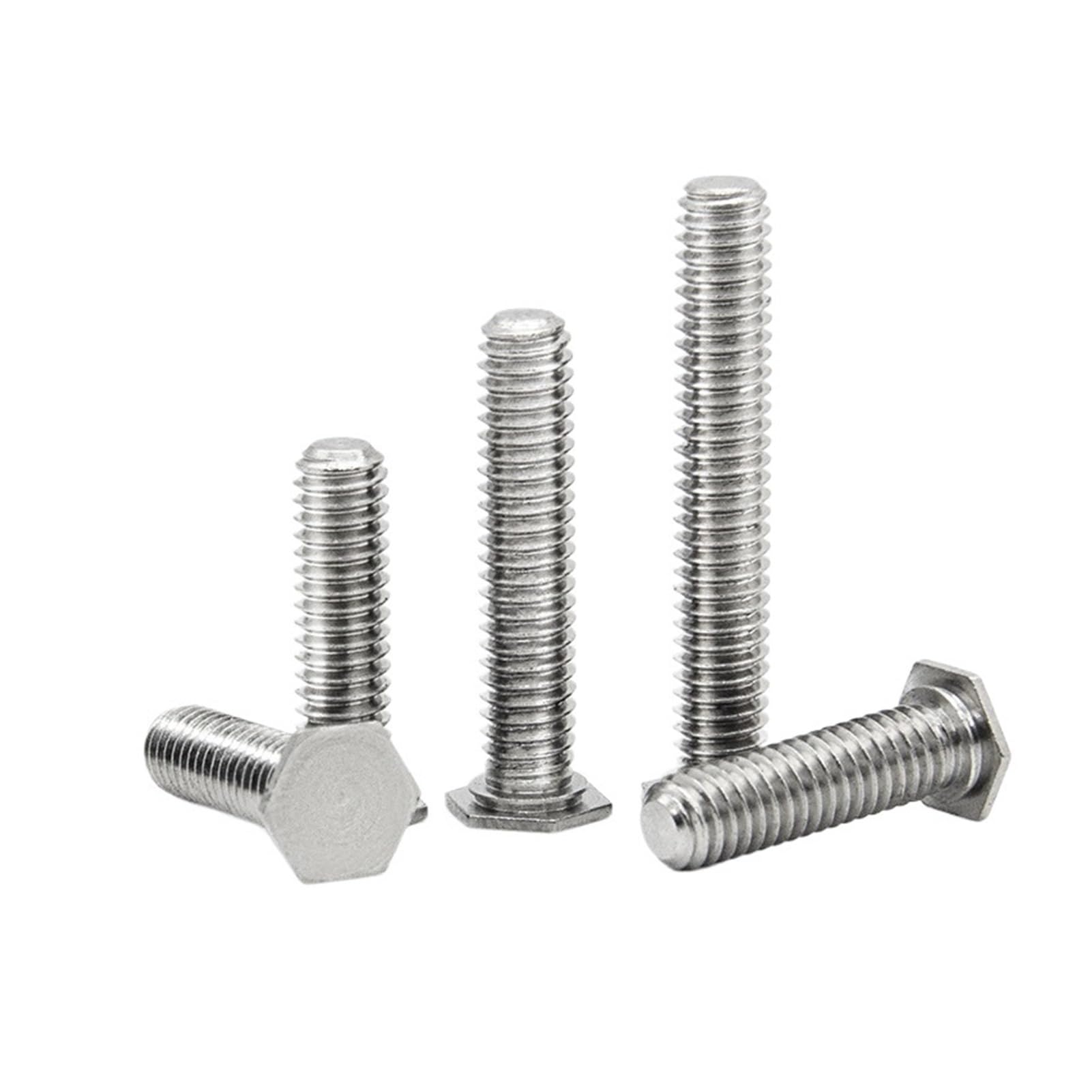 M3 M4 M5 M6 M8 Self Clinching Screw Studs Pressure Rivet 304 Stainless Steel Hexagonal Flush Head(35mm,M6-(20pcs))