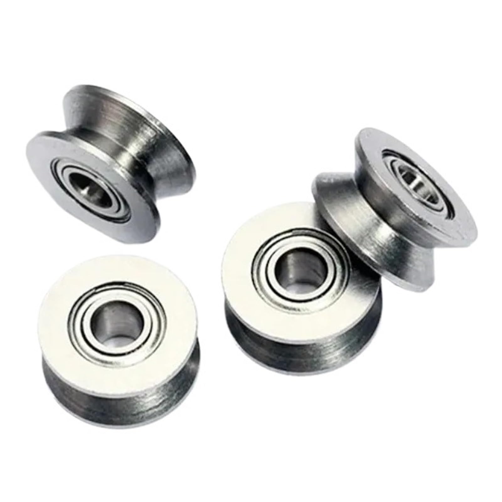 10 sztuk prowadnica drutu v-rowek miniaturowe łożysko V623 V624ZZ U623ZZ U624ZZ U604ZZ U rowek V nad linią koło pasowe(V624 135ZZ 4x14x5mm)
