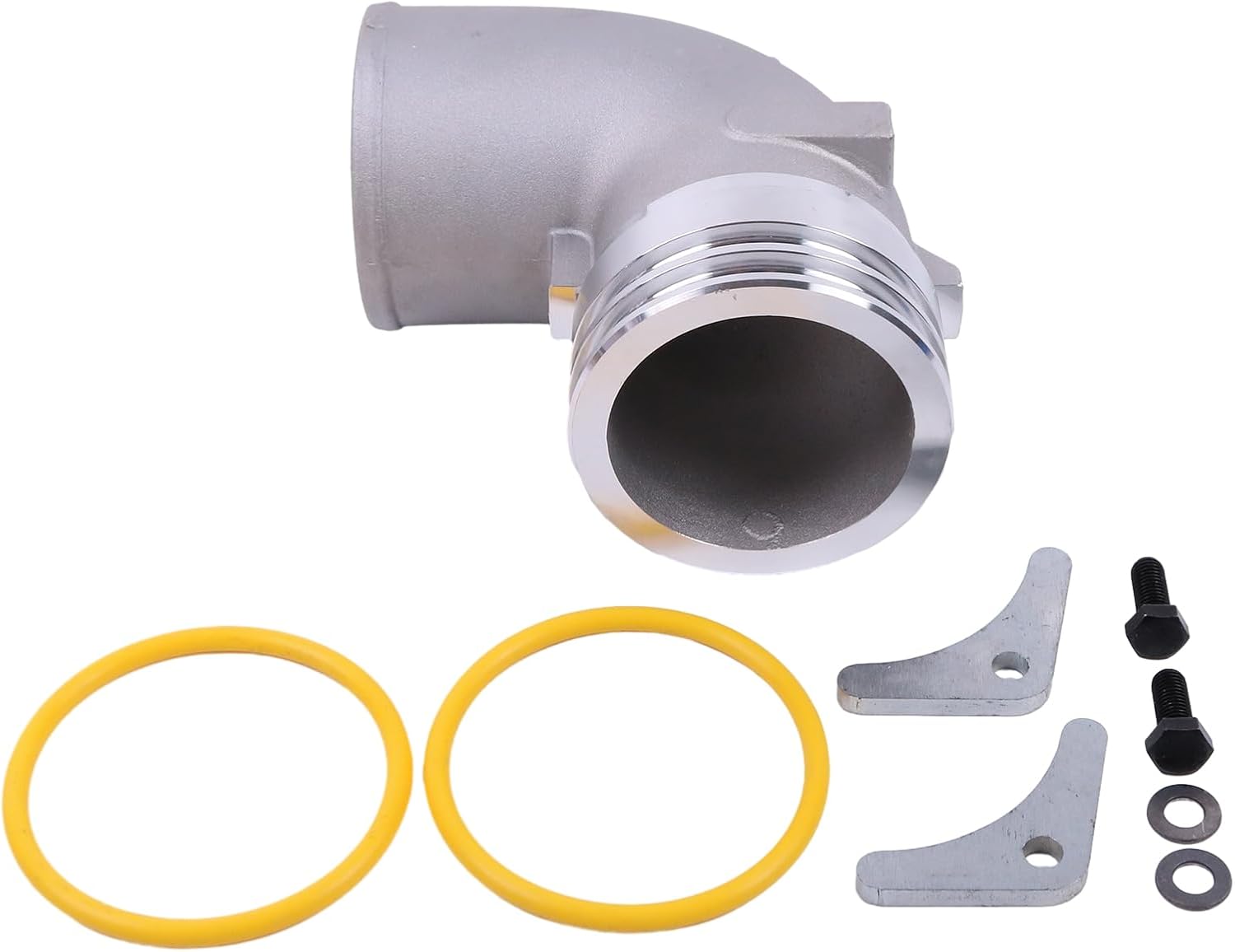 FridayParts Turbocharger Outer Elbow 7C-5665 7C5665 Compatible for Caterpillar CAT C13 C15 C16 3406 Engine 735 740 385B 824C 824G 825C 826C Replacement