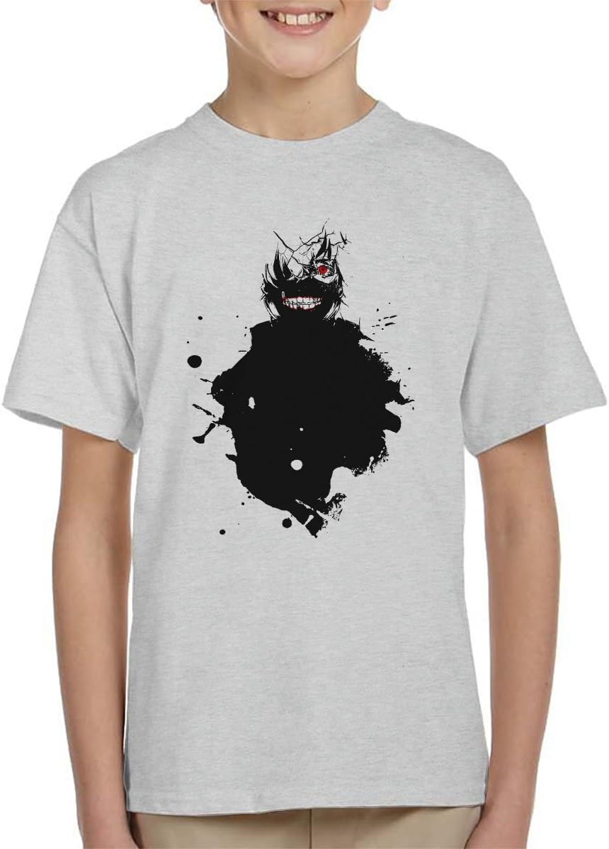 Kaneki Paint Splatter Tokyo Ghoul Kid's T-Shirt