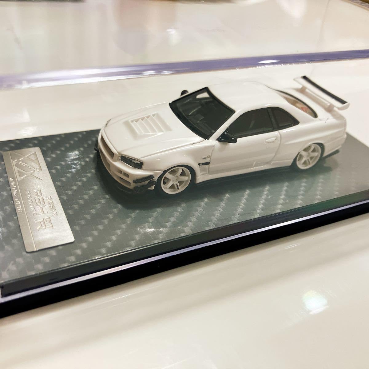 Amazon | 1/64 Error 404 GTR R34 白 | ミニカー・ダイキャストカー