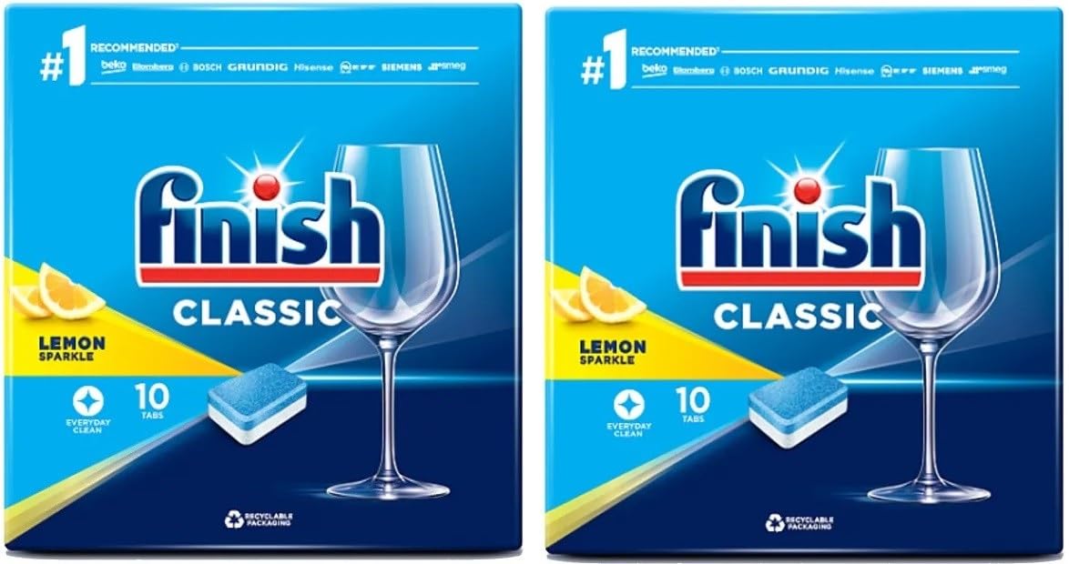 Finish Classic Lemon Dishwasher Tablets - 10 Count Pack of 2 (B09275HCG7) Amazon Price History, Amazon Price Tracker