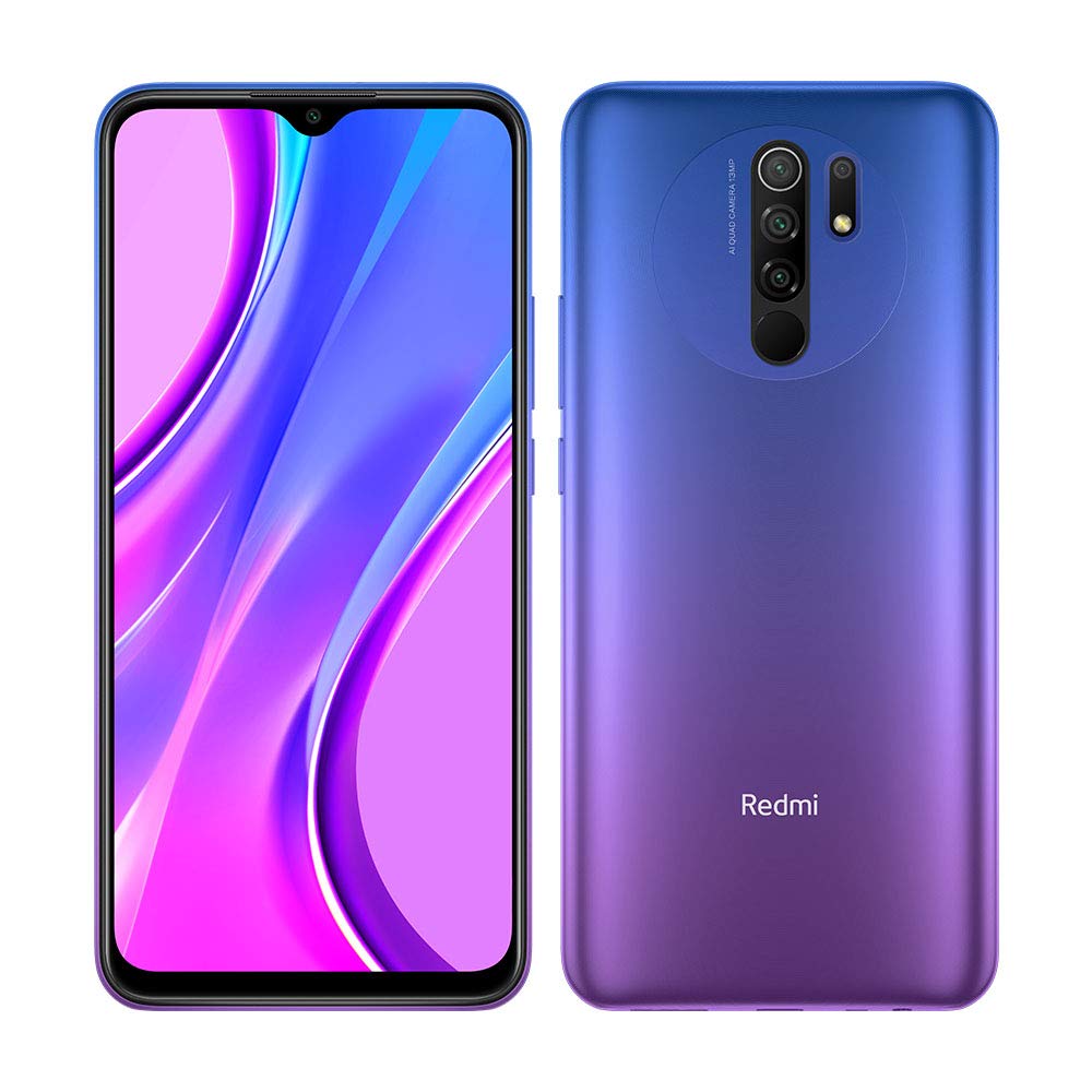 Xiaomi Redmi 9 , 3 GB + 32 GB, AI Quad Camera 6.53 "Full HD + Display 5020 mAh (typ), Viola (Sunset Purple)