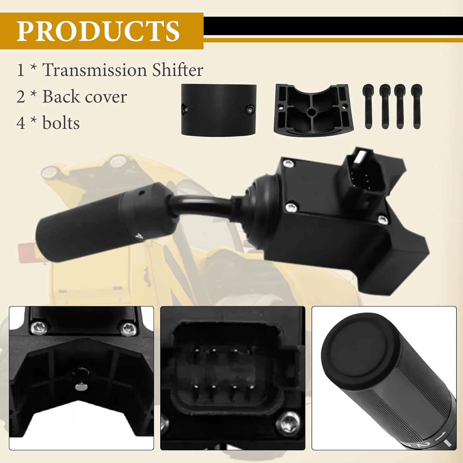L69012 Transmission Shifter Shift Lever 4 Speed Fits for GEHL Telehandler 552 RS6-34 RS6-42 RS8-44 DL6-DL8-DL10-DL12