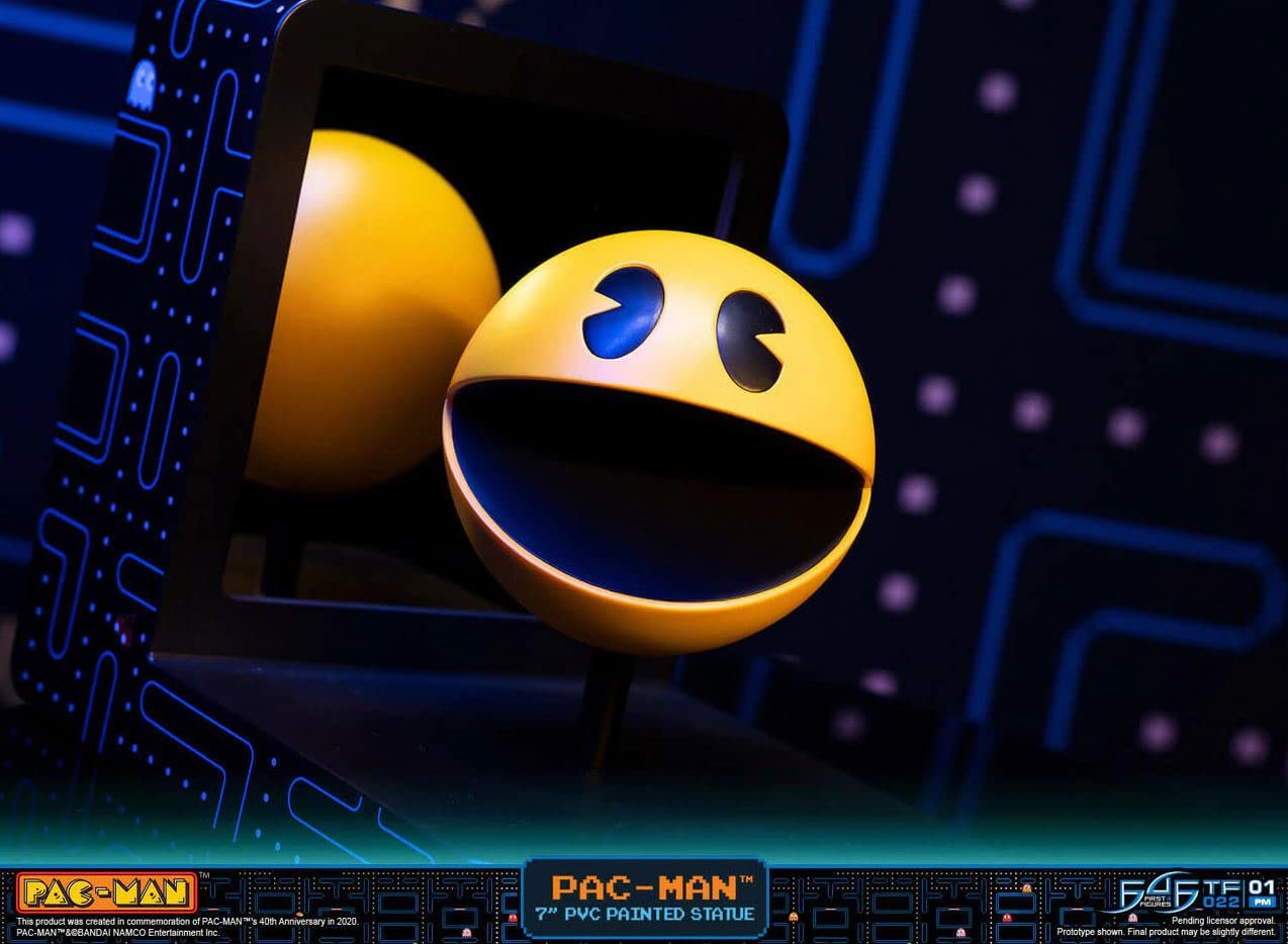 Amazon.com: Dark Horse Comics Pac-Man 7 Inch PVC Statue | Standard