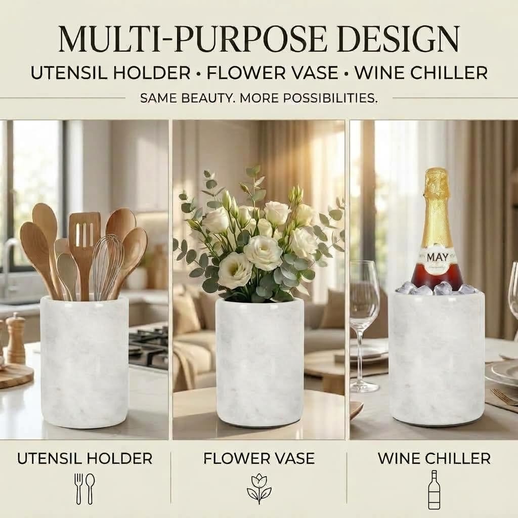 Radicaln Marble Wine Chiller Bucket for 750ml Wine & Champagne Bottles — Amazon image 7