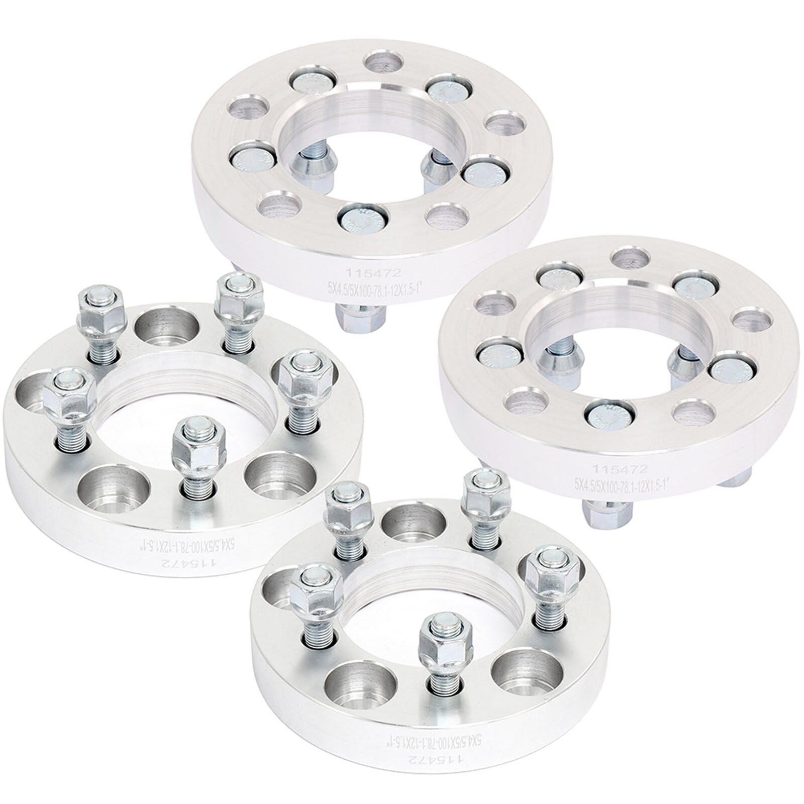 SCITOO 4Pc 5x4.5 to 5x100 Wheel Spacers 1 inch for Toyota/for Dodge 78.1mm