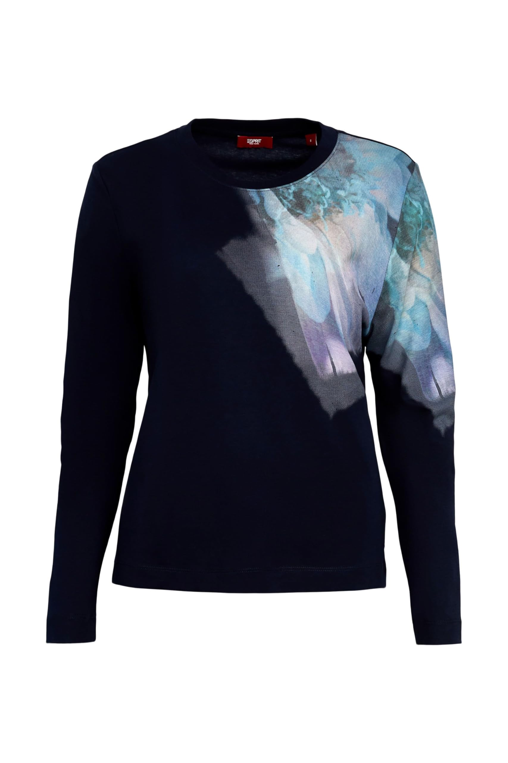ESPRIT Women's 123CC1K306 T-Shirt, 400/NAVY,