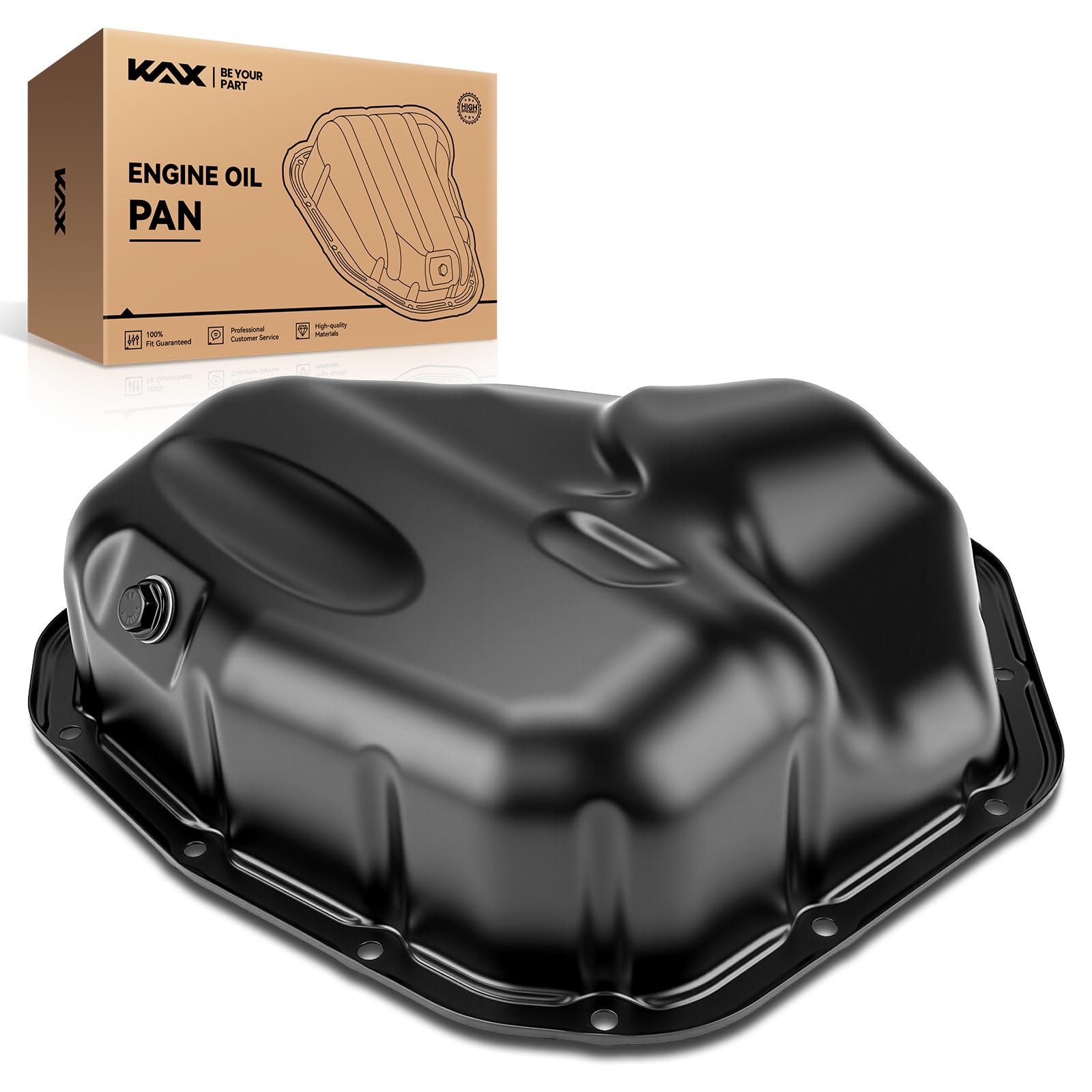 KAX 264-474 Engine Oil Pan Fit for Toyota Camry 2.5L 2015-2017, Toyota Venza 2.7L 2009-2015, Lexus ES300h 2013-2018, Toyota Avalon 2.5L 2015-2018, Gasket not included