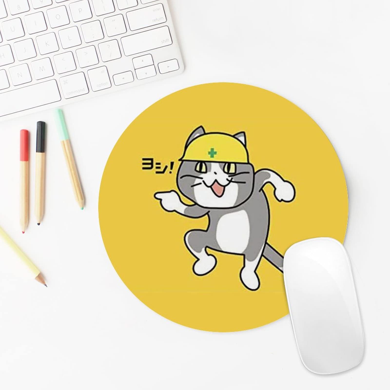 Amazon.co.jp: 仕事猫 現場猫 マウスパッド おしゃれ 小型 オフィス