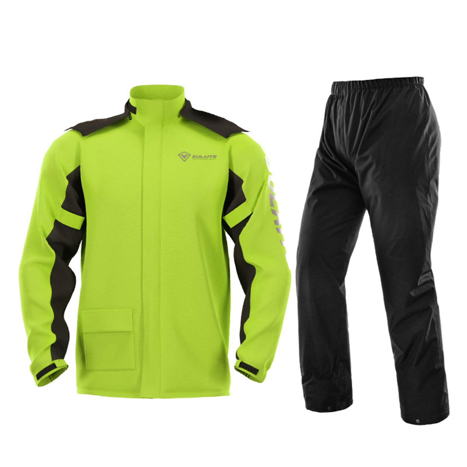 HUIOP Conjunto de pantalones impermeables para lluvia con cubierta Invisible para zapatos, traje impermeable para motocicleta, ciclismo, pesca, Camping,impermeable impermeable