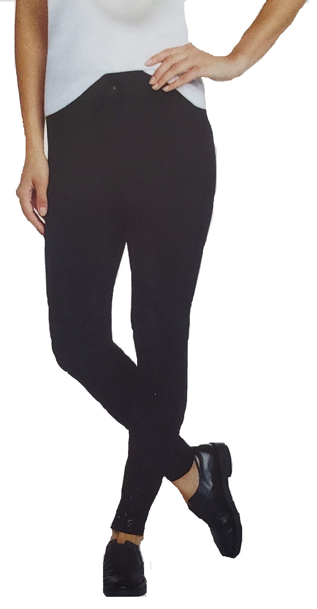 Matty MLadies' Legging, Thicker Material, Wide Waist Band