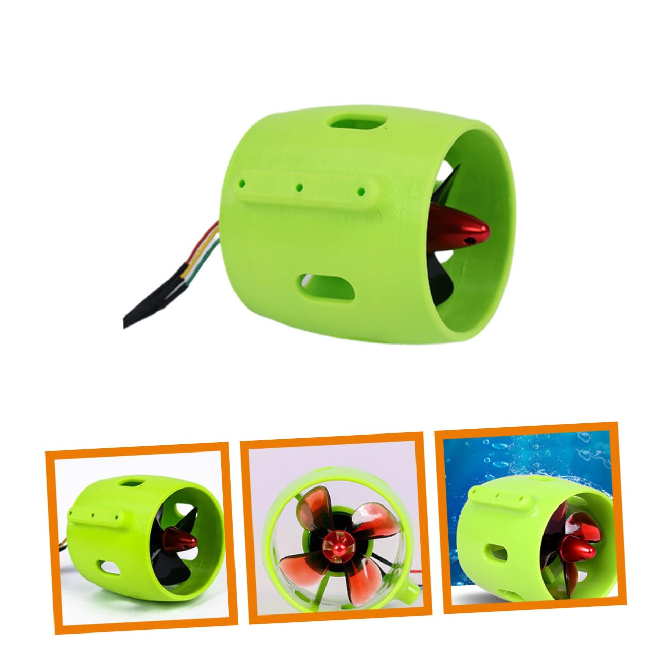 Hélice Subacuática para Barco RC, Motor 12-24v, Propulsión