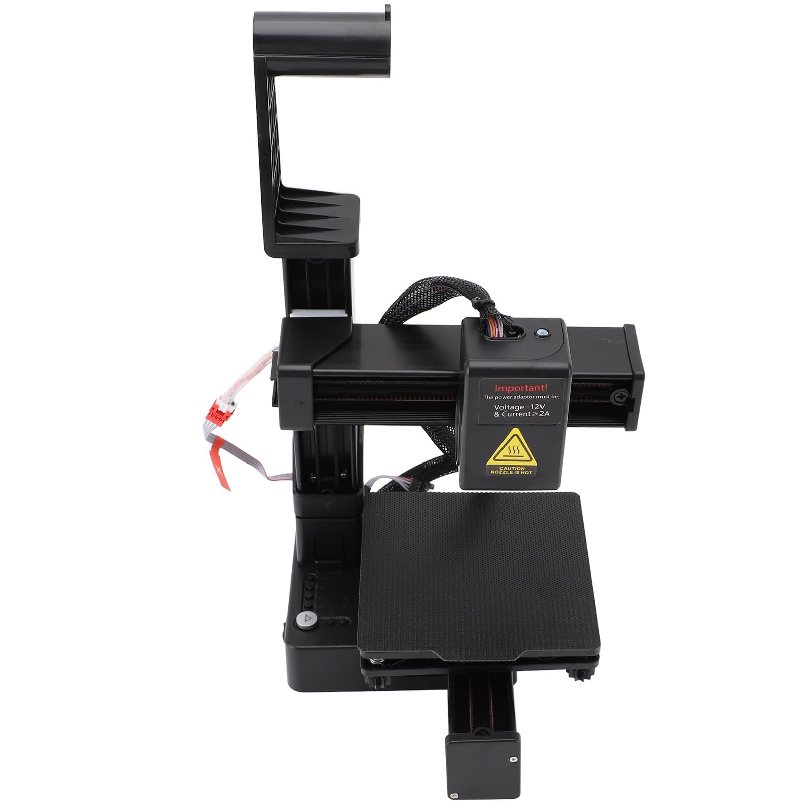 Domary Piccola Stampante 3D 40mm/s 100x100x100mm Dimensioni di Stampa Facile Stampa con un Ideale per Principianti (Nera)