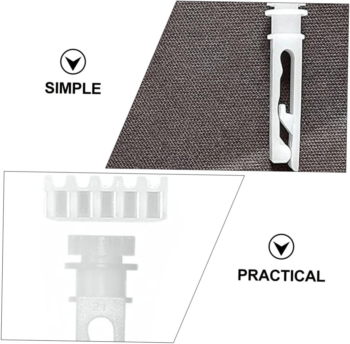 VOSAREA 12sets Curtain Pulley Accessories for Vertical Blinds Repair Includes Gears and Lightweight Easy to Use Replacement Parts for Window Blinds