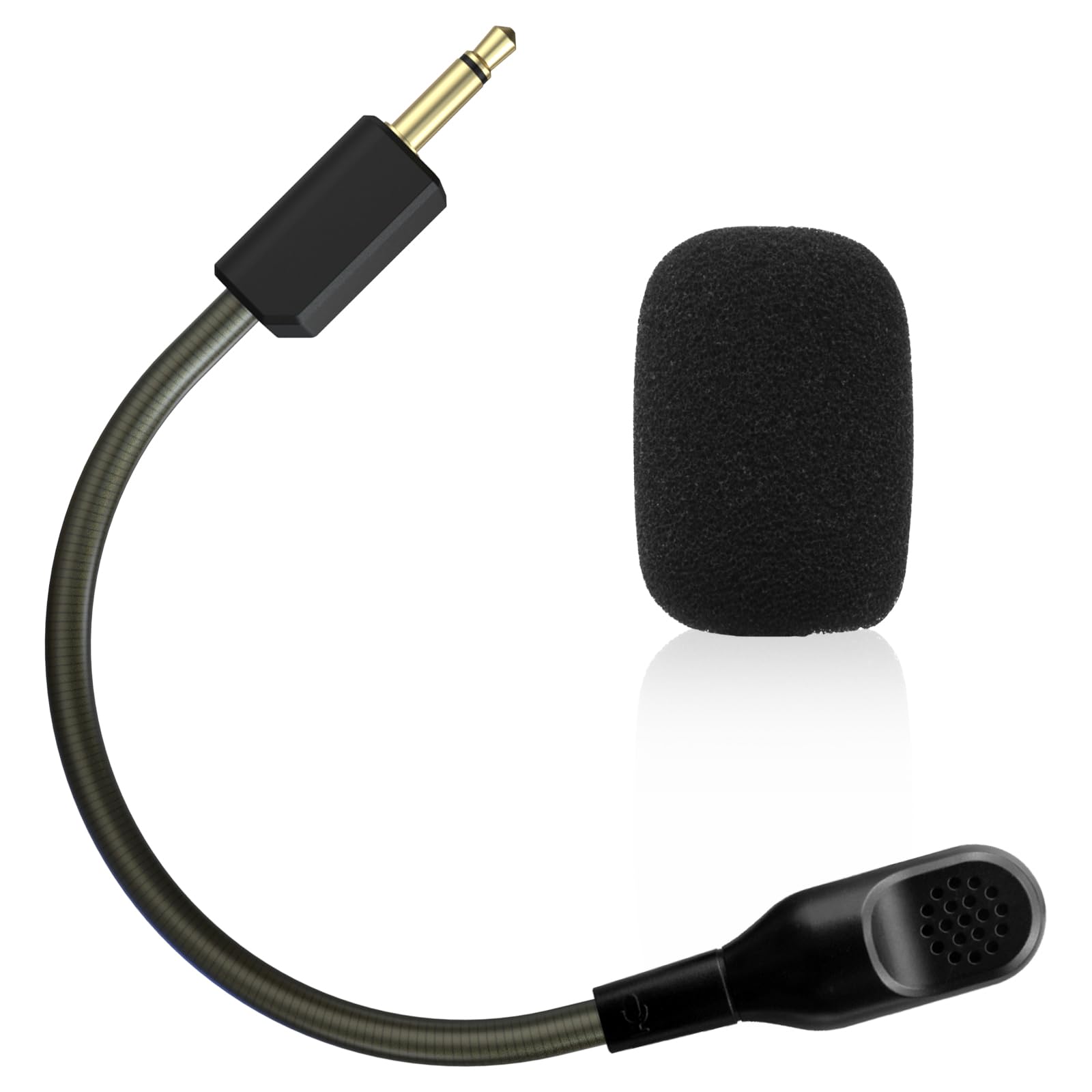 Microphone Pour Casque De Jeu Sans Fil Razer BlackShark V2 Pro Et Casque De Jeu Razer BlackShark V2 (Noir Avec Housse De Micro