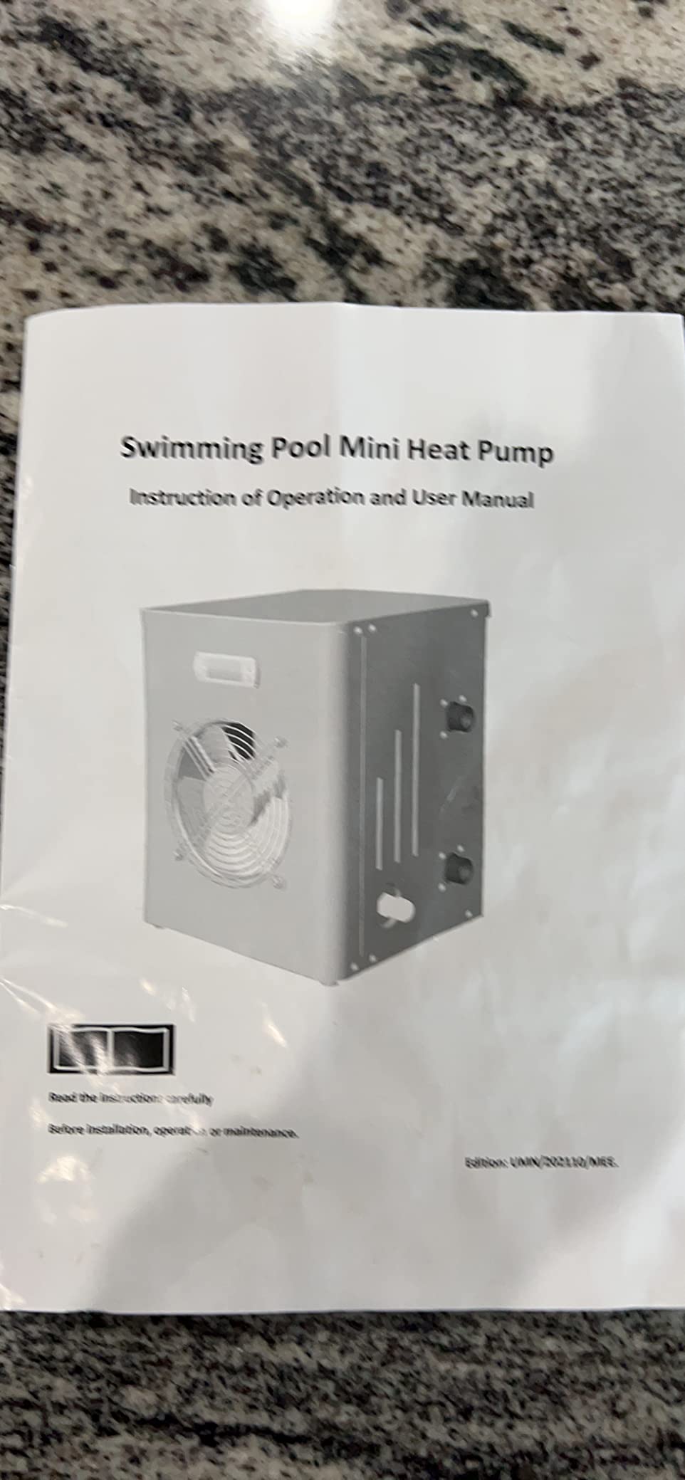 74/mo Finance DOEL 11800 BTU Mini Swimming Pool Heat Pump for Above