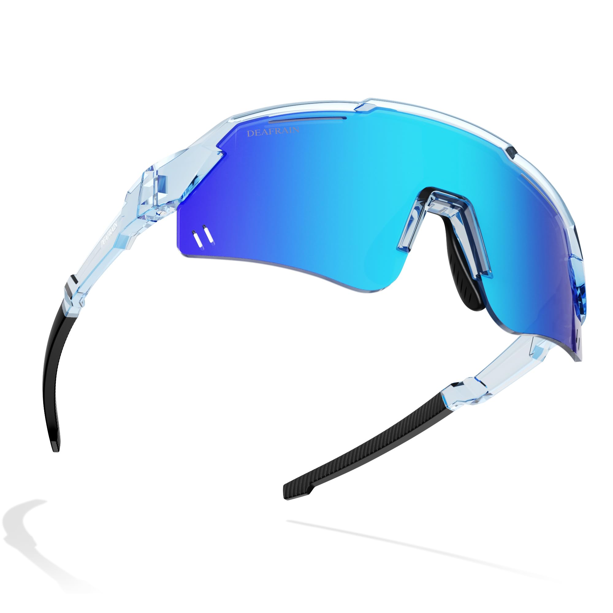 DEAFRAIN Sport-Sonnenbrille für Jungen und Mädchen, Alter 7–14 Jahre, polarisiert, Radfahren, Softball