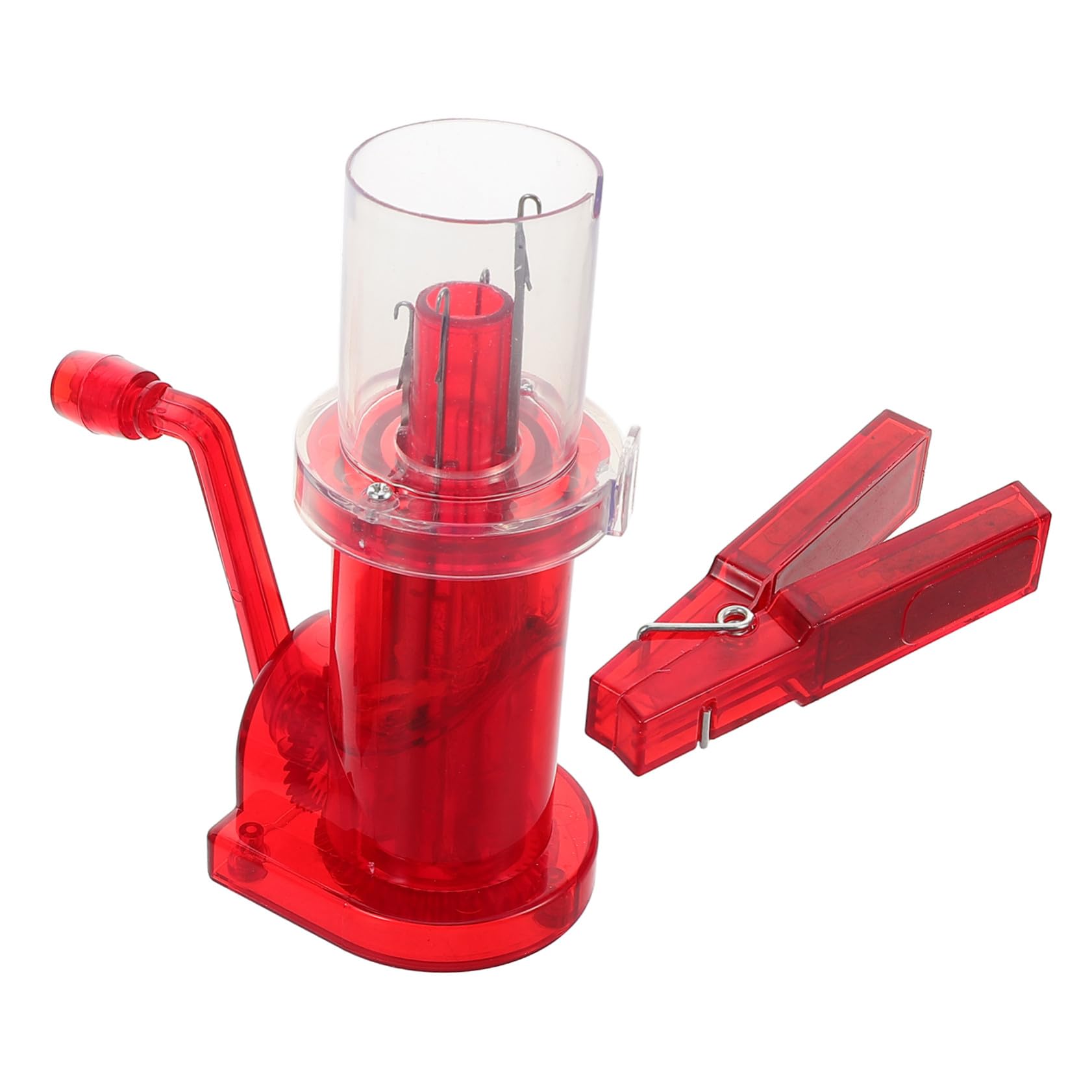 Máquina de tejer manual con manivela de plástico WOONEKY para tejer cuerdas de forma rápida