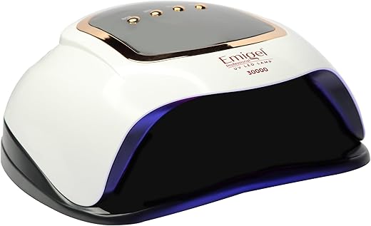 Emigel Professional Nail UV Lamp 300W | Nail UV Lamp | Professional Nail Lamp for UV Gel | Nail Gel Curing Light With 4 Month Warranty.