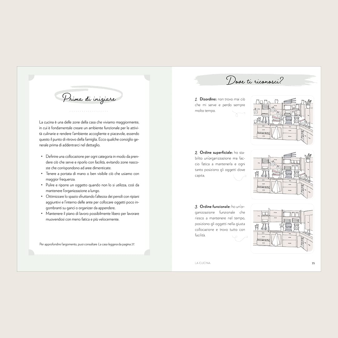 La casa leggera. Il quaderno. Strumenti e attività per una casa organizzata. Ediz. illustrata