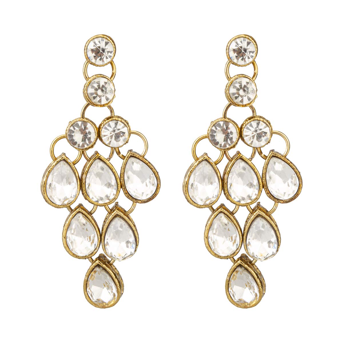 Stunning Kundan Studded Jewellery Set (CT-NCK-44149)
