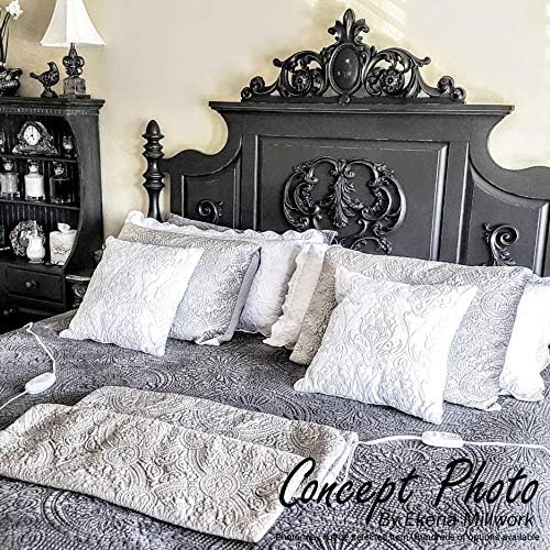 Miniatura 6 de Ekena Millwork ROSC075X075HLBUF Roseta de flores extra Jumbo Hillsboro, blanco