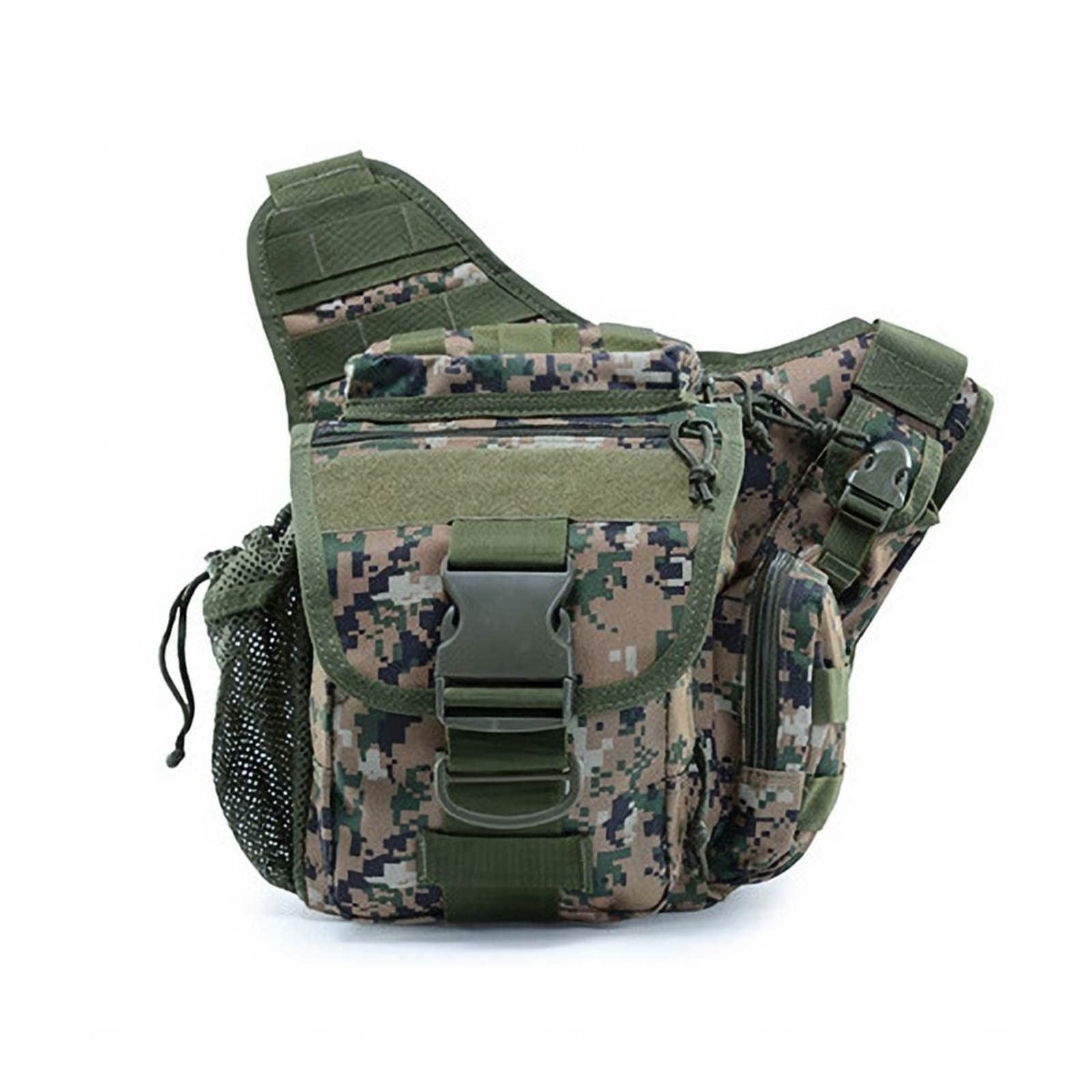 REEBOW GEAR Borsa a Tracolla Tattica Borsa a Tracolla a Tracolla Zaino Militare tattico per Escursionismo Ciclismo Palestra Scuola Cane Che Cammina all'aperto,F