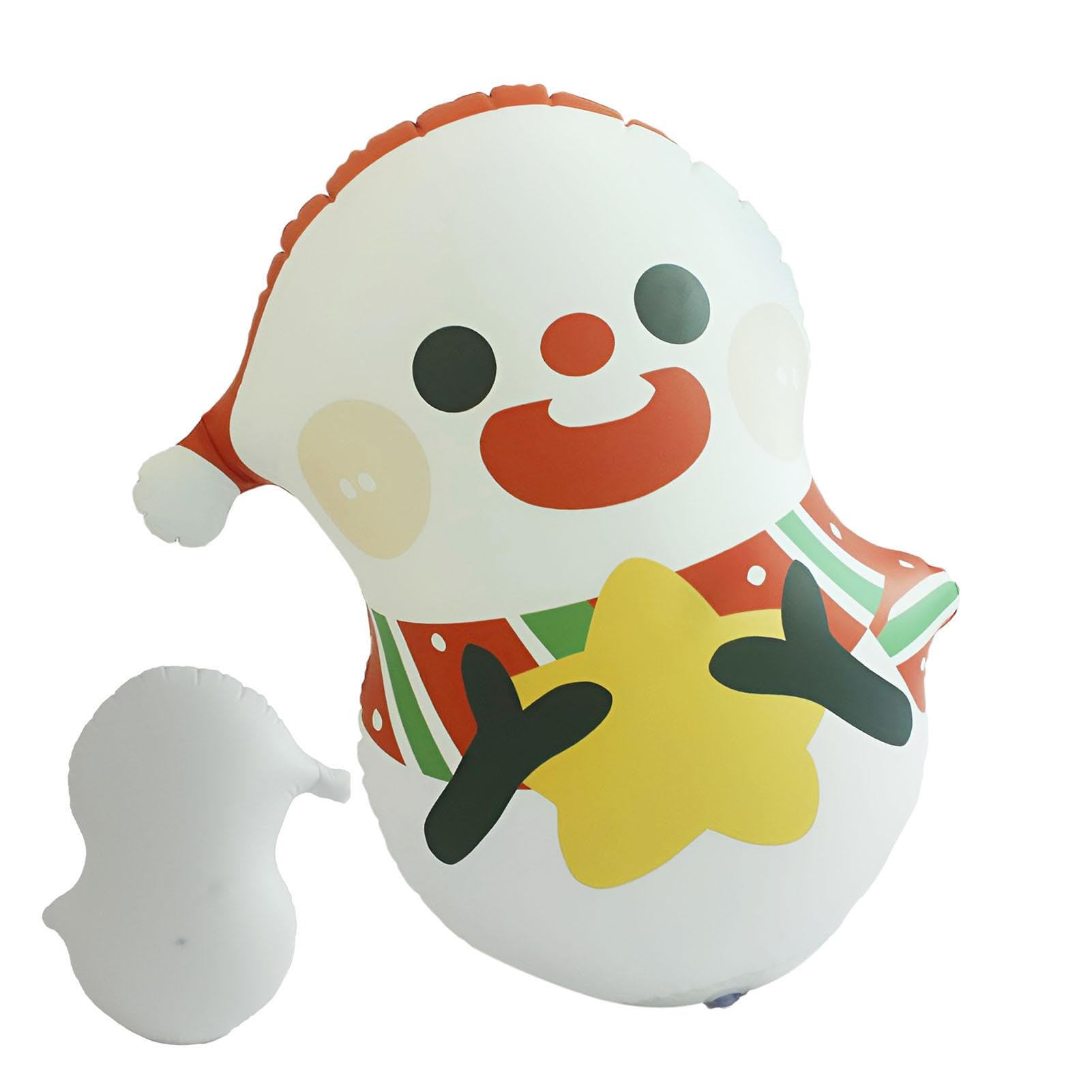 Figures de Noël gonflables pour porche en tissu haut de gamme et finitions soignées