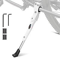 Vista 10 de Soporte ajustable de aleación de aluminio para bicicleta, negro, para bicicletas de 24 a 28 pulgadas