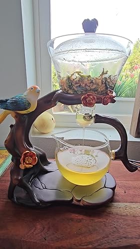 Amazon | カンフーガラスティーセット 自動ガラスティーポットセット