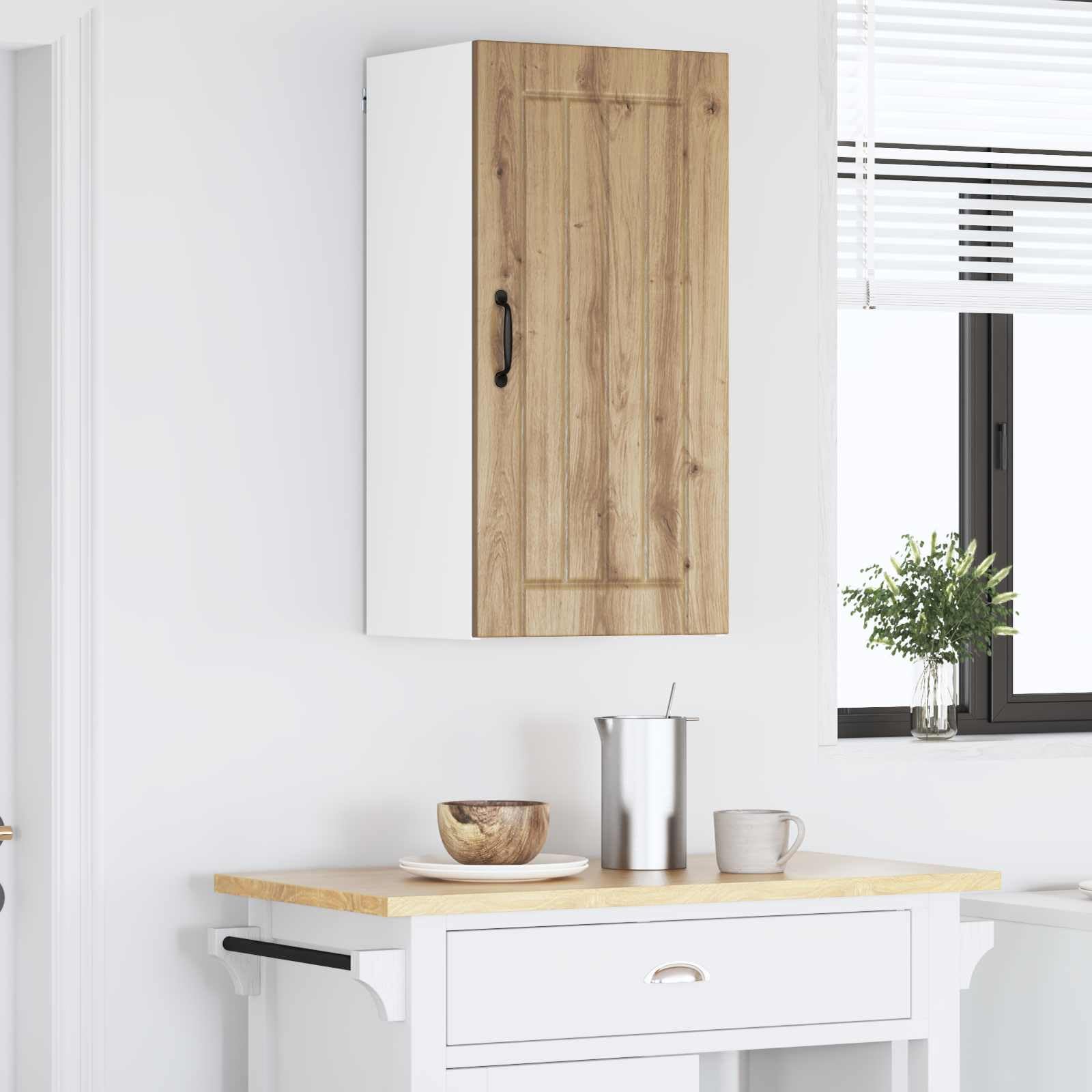 Armoire murale Lucca en chêne Artisan 40 x 31 x 80 cm