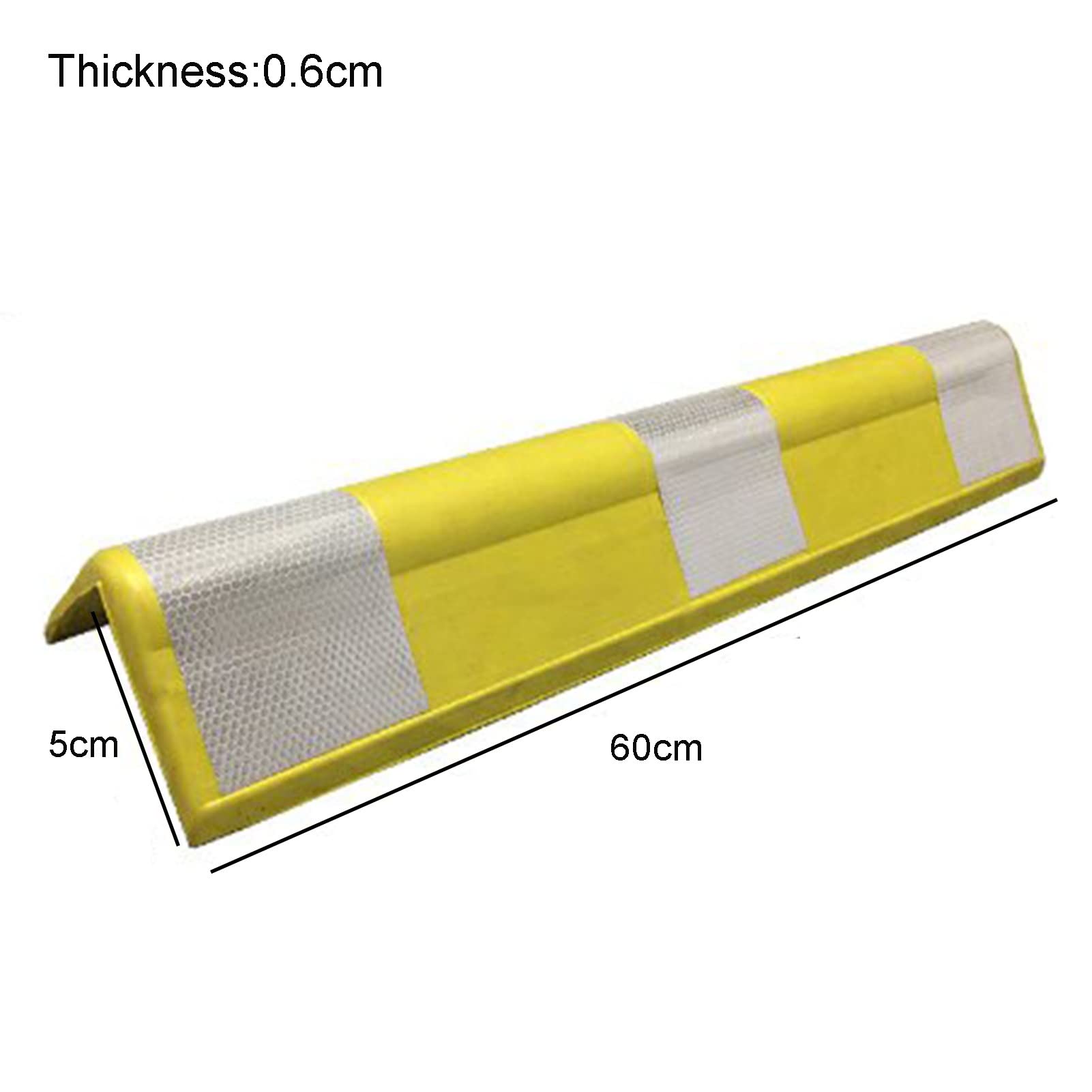 Protector de Esquinas de Pared, Protector de Columna de Espuma Reflectante - Protector de Bordes de Pared para estacionamientos y almacenes - Protege Las Esquinas de vehículos y Paredes de d