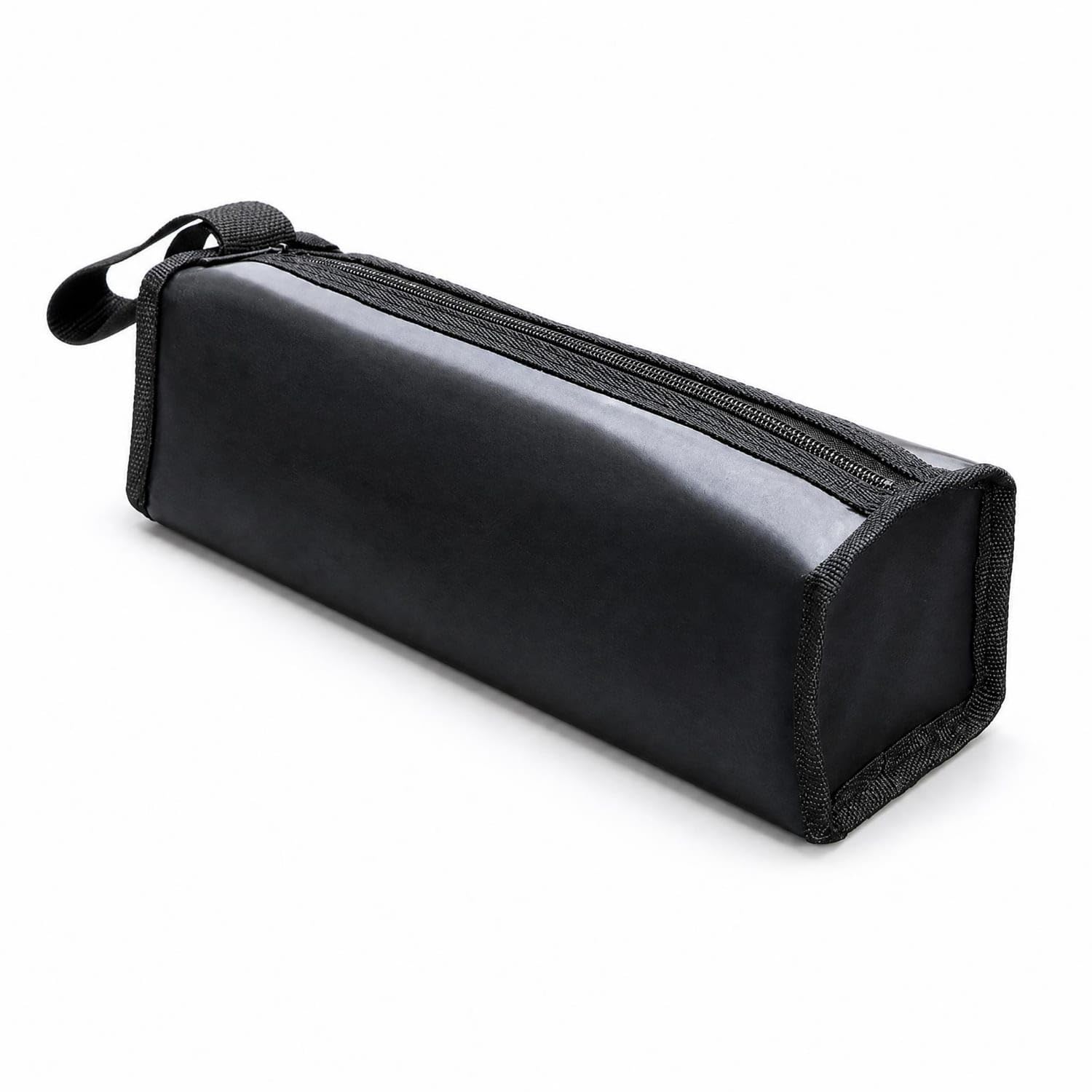 Zipper Closure Rectangular Tool Bag Strapping Straps Reinforced Tool Bag Handheld Stitched Edges, Black, 30-10-10cm-picture-13