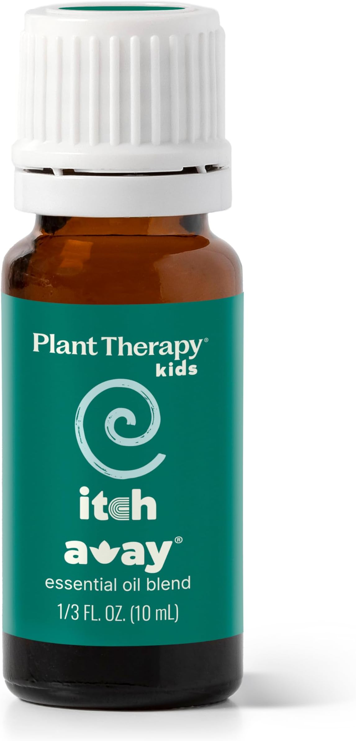 Plant Therapy Kids Itch Away Essential Oil Blend 10 mL (1/3 oz) 100% Pure, Undiluted, Essential Oils to Calm Itchy Skin, Redness, and Irritation