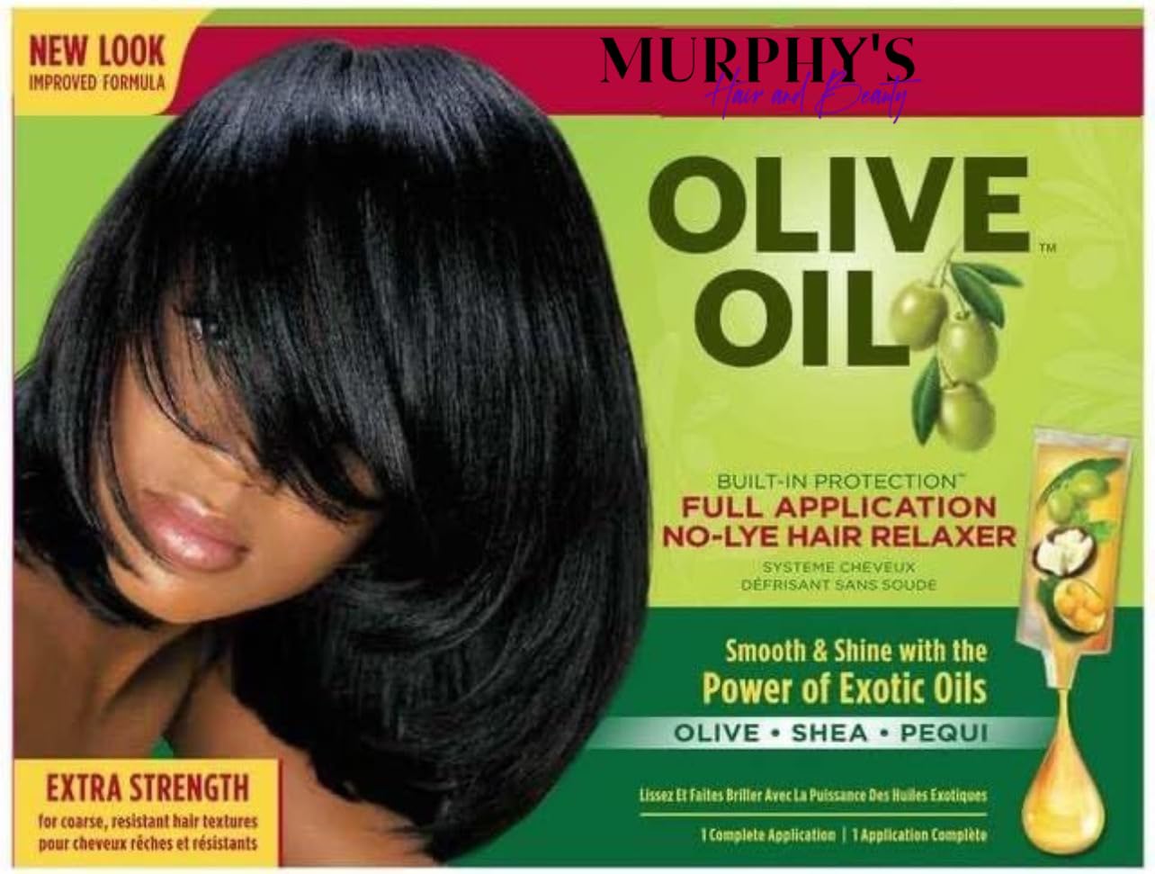Olive Oil Built-In Protection No-Lye Hair Relaxer Extra Strength