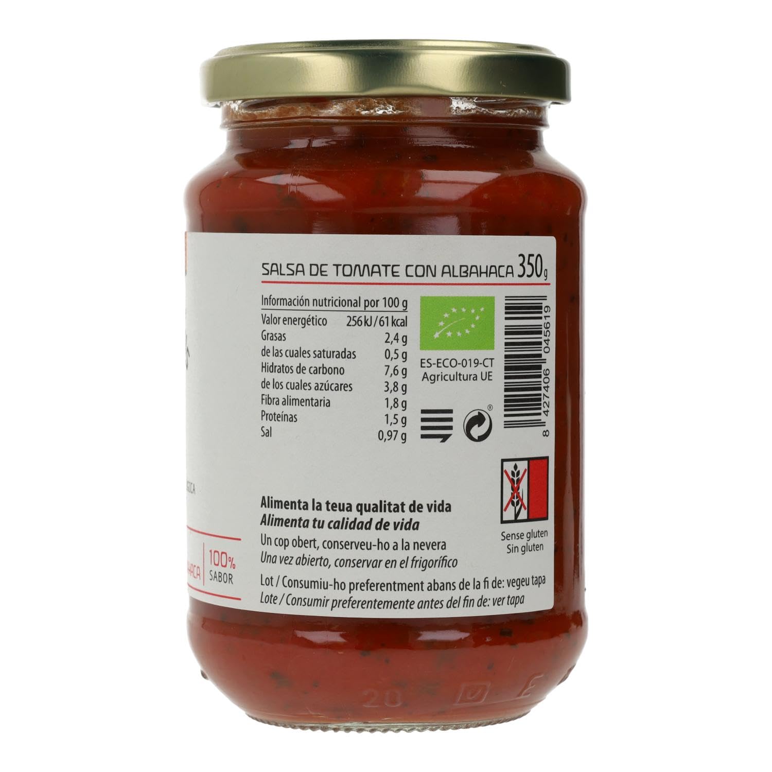Call Valls - Salsa Tomate Con Albahaca 350 Gr