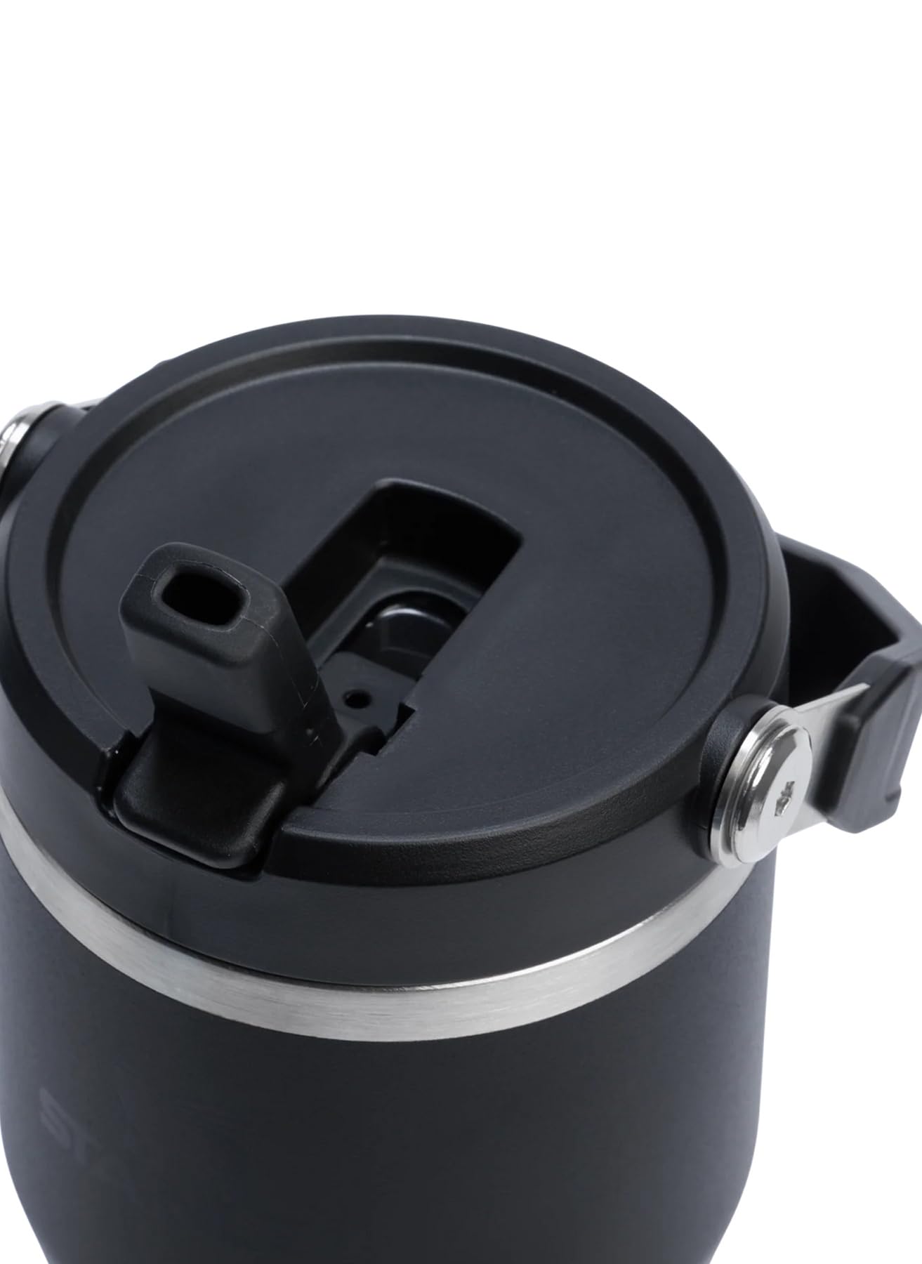Stanley Ice Flow Go Klapp-Trinkhalm, 600 ml, WTR Btl Black 2.0
