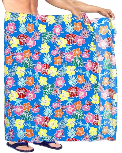 LA LEELA Men's Sarong Beach Cover Up Swim - Main Image