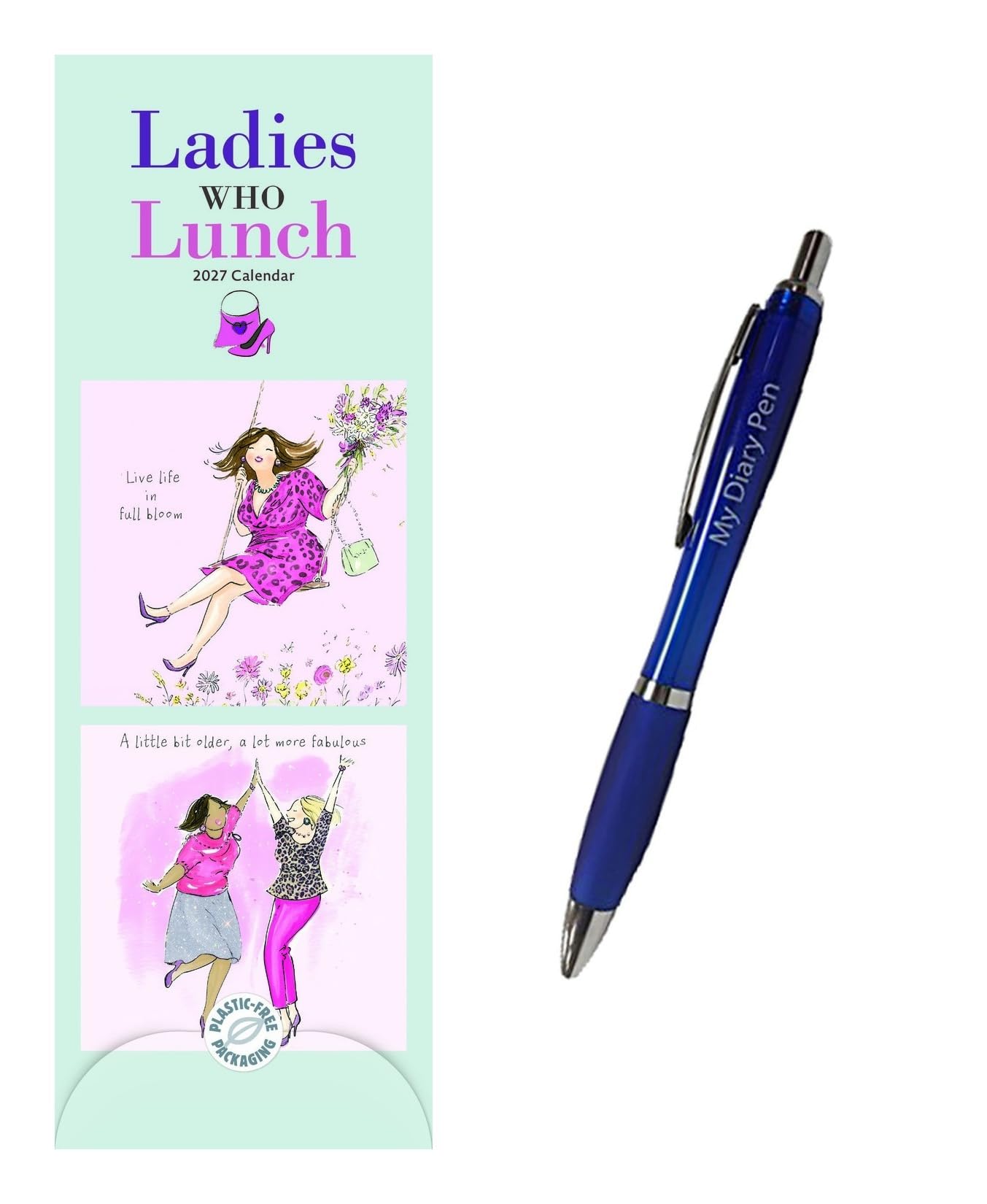 Ladies Who Lunch Slim Calendar 2027 + EXCLUSIVE LIMITED EDITION PEN